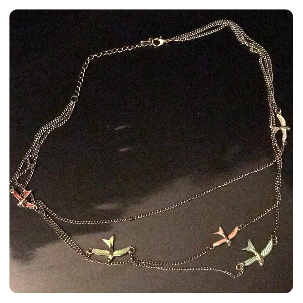 Gold Bird Necklace!